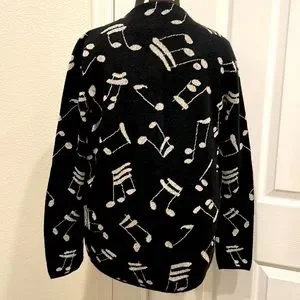 Saint Laurent | Sweaters | Saint Laurent Paris Music Notes Sweater